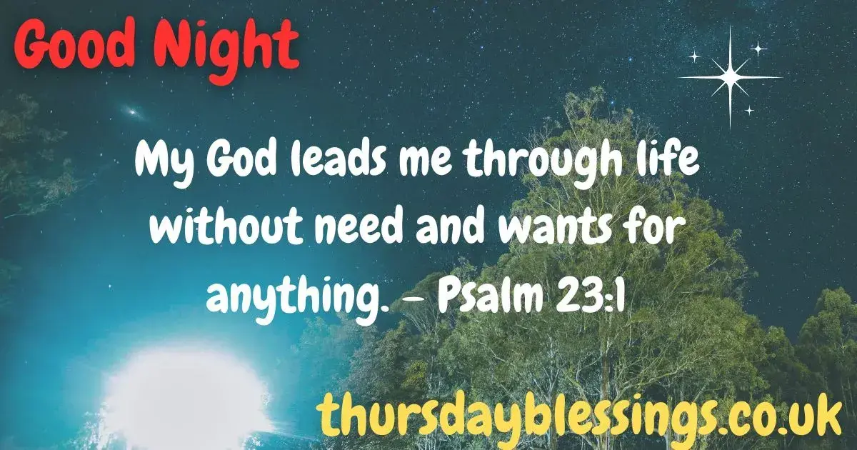 Faith and Peace: Bible Verses for a Blessed Thursday Night