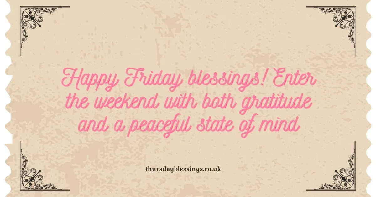 Peaceful morning scene with flowers and ‘Have a Blessed Friday’ message to inspire grace and joy.