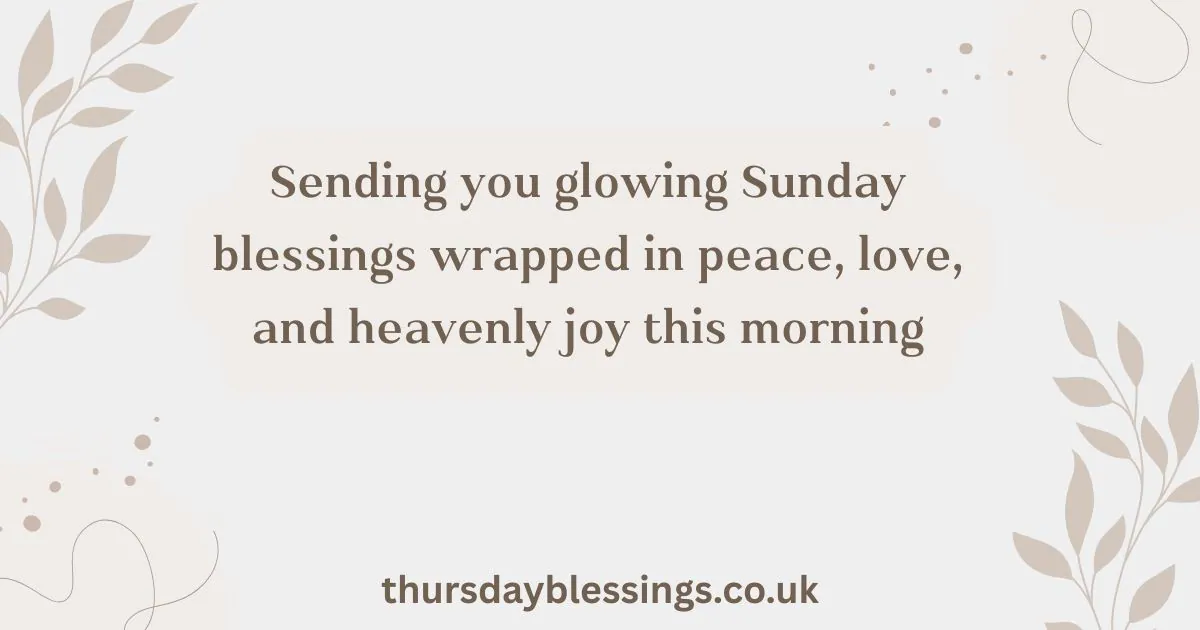 Sunday blessings GIF with joyful animation to share peace, love, and positive Sunday vibes.