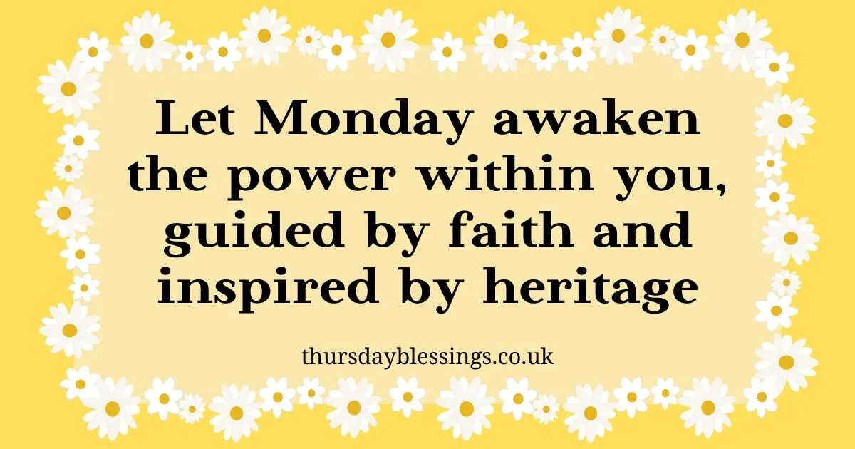 Uplifting African American Monday Blessings celebrating faith, strength, and a joyful start to the week.