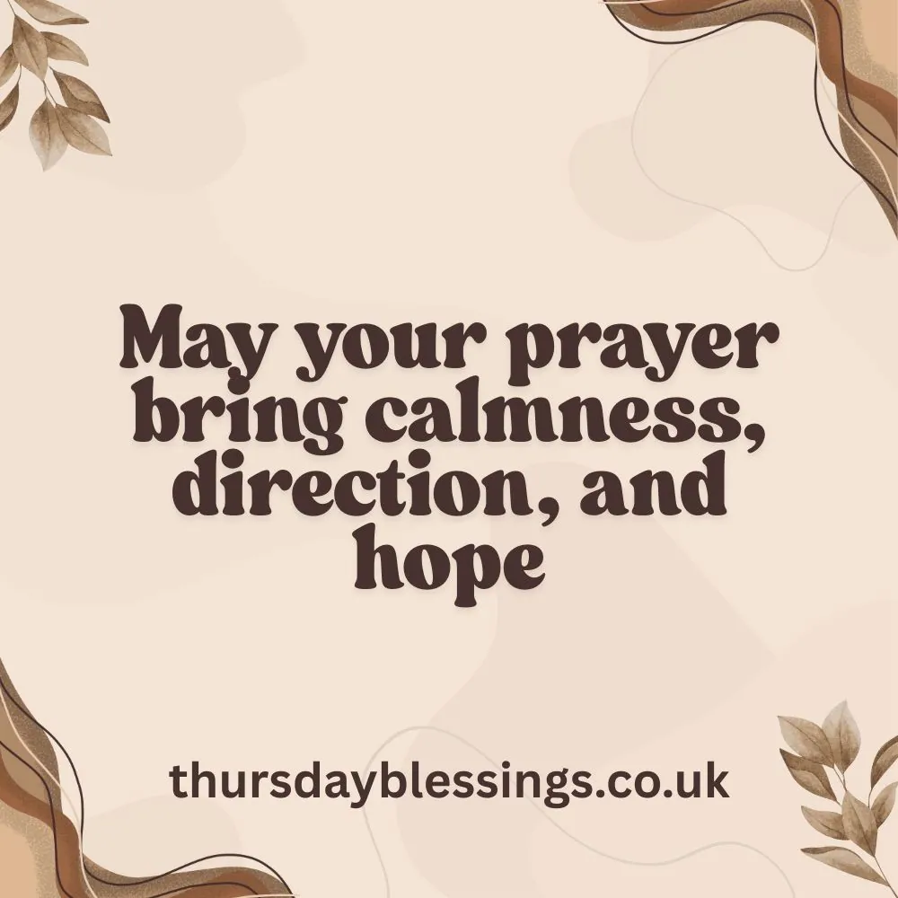 Warm morning glow with hands clasped in prayer and “Powerful Wednesday Morning Prayers” message.

